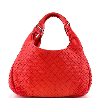 Pre-Owned Bottega Veneta Small Campana Hobo Intrecciato Nappa