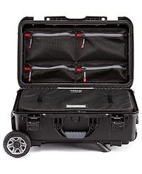 Nanuk 935 Medium Carry-On Wheeled Hard Case with Lid Organizer and N Cubik Inserts