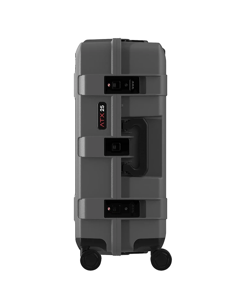 Pelican Atx 25" Waterproof Wheeled Check-In Travel Hard Case, Charcoal, with DK5 ModPak Toiletry Bag