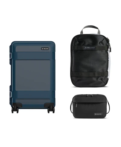 Pelican Atx 22" Waterproof Wheeled Carry-On Hard Travel Case, Bundle with Pcm ModPak Packing Cube