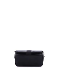 Pre-Owned Prada Buckle Pocket Crossbody Bag Spazzolato Leather and Tessuto