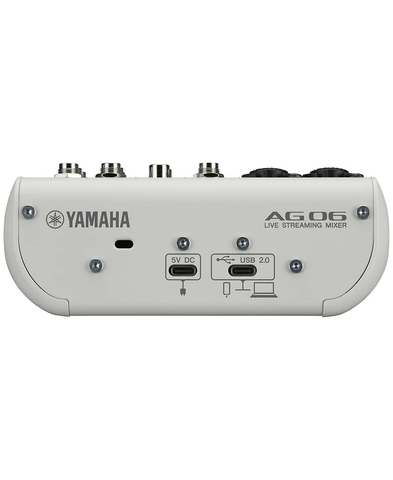 Yamaha AG06MK2 6-Channel Live Streaming Mixer with Usb Interface