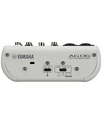 Yamaha AG06MK2 6-Channel Live Streaming Mixer with Usb Interface