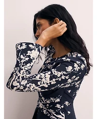 The Fold Women's Rosaire Floral Print Dress