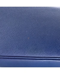 Pre-Owned Prada Large Double Zip Lux Tote Saffiano Leather