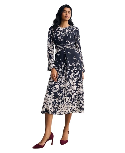 The Fold Women's Rosaire Floral Print Dress