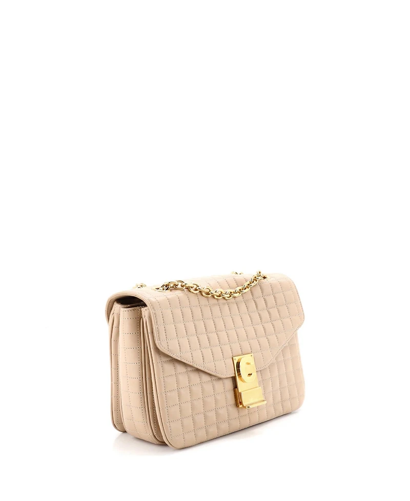 Pre-Owned Celine Medium C Bag Quilted Leather
