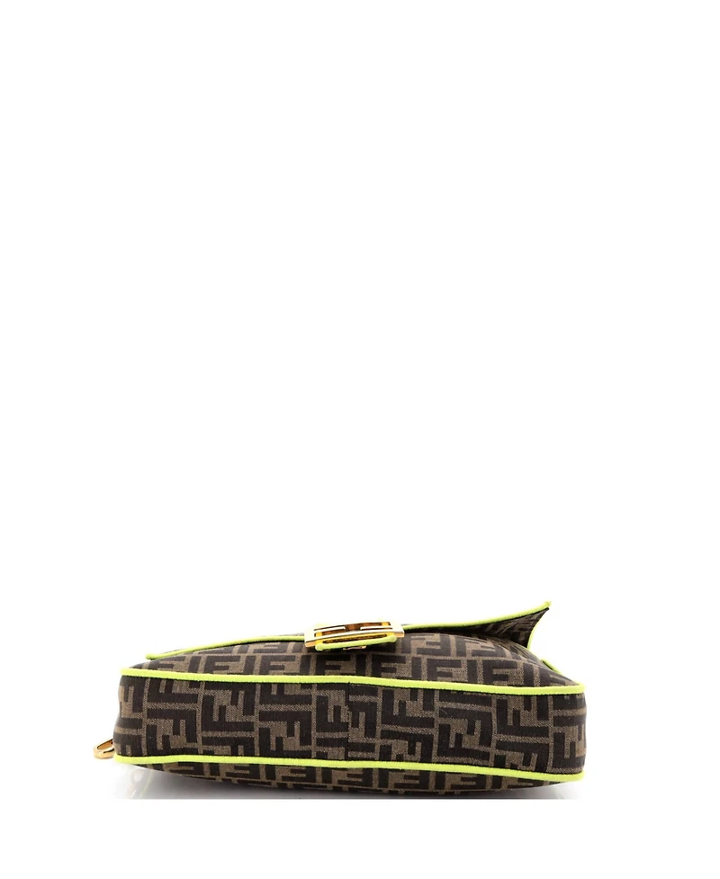 Pre-Owned Fendi Large Baguette Nm Bag Zucca Canvas