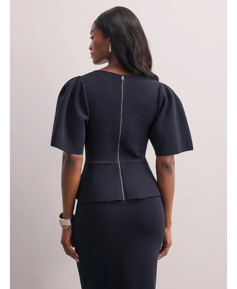 The Fold Women's Nocara Sculpt Knit Dress