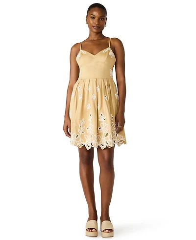 Steve Madden Juniors' Emelia Sweetheart Neck Dress
