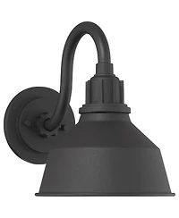 Franklin Iron Works Rustic Industrial Farmhouse Outdoor Barn Light Fixture Gooseneck Arm 10 for Exterior Deck House Porch Yard Patio Home