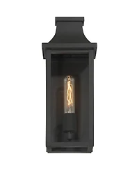 Franklin Iron Works Andres High Textured Pocket Lantern Outdoor Wall Light