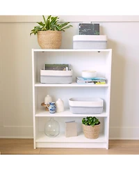Gnuadz 3PC Cotton Rope Storage Baskets Shelves Organizer