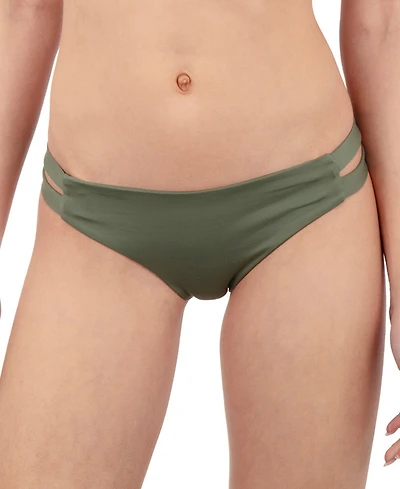 Hurley Women's Max Solid Swim Moderate Bottoms