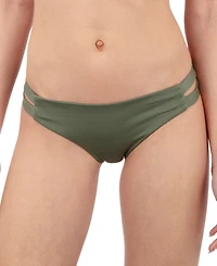 Hurley Women's Max Solid Swim Moderate Bottoms