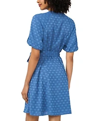 Vince Camuto Women's Puff-Sleeve Mini Dress