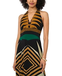 Vince Camuto Women's Racerback V-Neck Midi Dress
