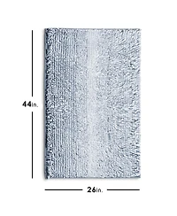 Hearth & Harbor Ultra Soft Non-Slip Chenille Bath Rug - Quick Dry, Machine Washable