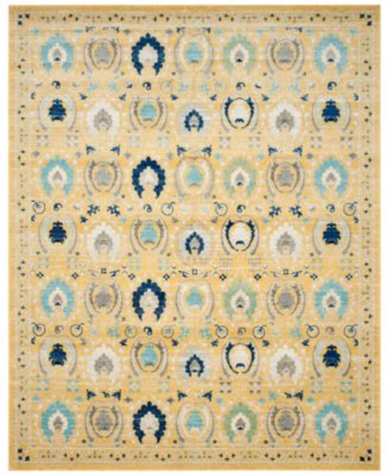 Safavieh Evoke Evk251b Gold Ivory Area Rugs