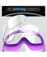 Gnuadz 2pc Swim Goggles Adult Wide View Uv Protection Clear Lens