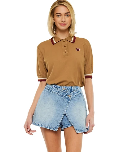 KanCan Women's Bailey High Rise Skort