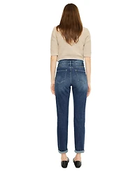 KanCan Women's Chantal Ultra High Rise Mom Jeans