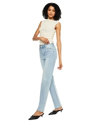 KanCan Women's Cheriese High Rise Straight-Leg Jeans