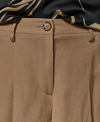 Donna Karan New York Women's Front Hand Pocket Pleated Pants