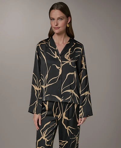 Donna Karan New York Women's Button-Up Top