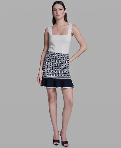 Bcbg Women's Sweater Knit Pull-On Mini Skirt