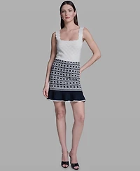Bcbg Women's Sweater Knit Pull-On Mini Skirt