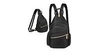 Small Crossbody Sling Bag for Women, Mini Backpack Convertible, Chest Hiking Daypack