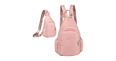 Small Crossbody Sling Bag for Women, Mini Backpack Convertible, Chest Hiking Daypack