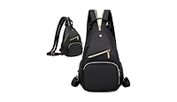 Small Crossbody Sling Bag for Women, Mini Backpack Convertible, Chest Hiking Daypack