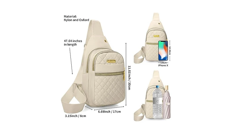 Small Sling Bag For Women Men Casual Crossbody Backpack