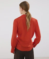 Mango Women's Bow Detail Shirt