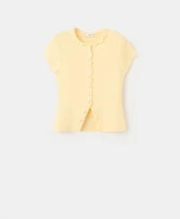 Mango Women's Buttons Fine Knit Sweater