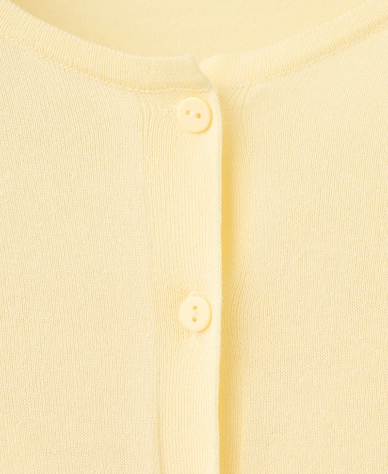 Mango Women's Knitted Button Cardigan