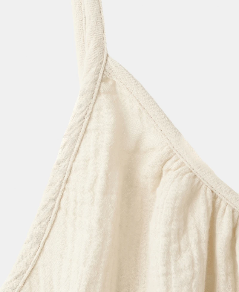 Mango Women's Long Chiffon Dress