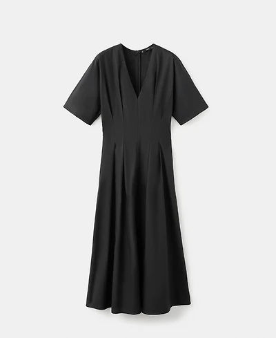 Mango Women's Lyocell A-Line Dress