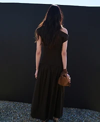 Mango Women's Asymmetrical Flared Dress