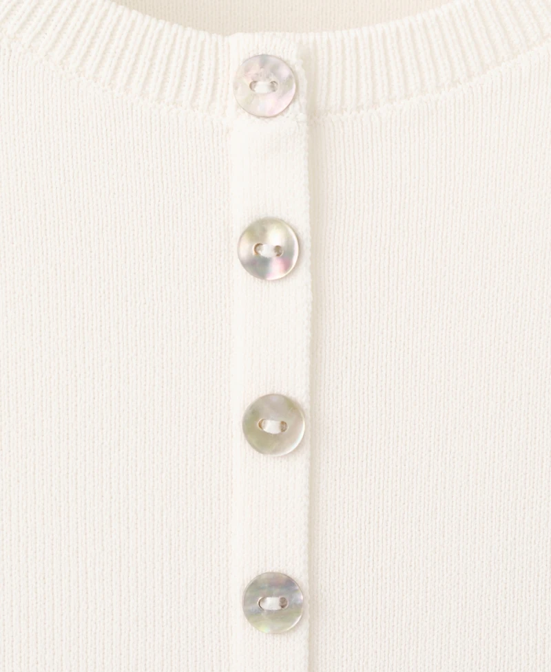 Mango Women's Buttons Detail Knit Sweater