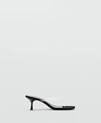 Mango Women's Jelly Strap Heel Sandals