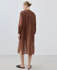 Mango Women's Ramie Nightgown