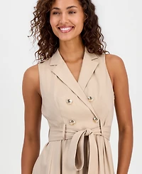 Anne Klein Women's Sleeveless Trench Dress