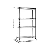 Sugift 4 Tier Plant Stand with 3000K 180W Led Full Spectrum Grow Light