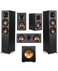 Klipsch Reference 5.1 Home Theater Pack with 2x R-620F Floorstanding Speaker, R-12SW Subwoofer, R-52C Center Channel Speaker and 2x R-41M Bookshelf