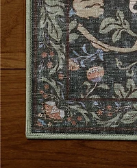 Hunter Abrabella Washable Non-Slip Printed Chenille Accent Rug