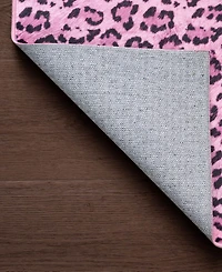 Juicy Couture Timeless Leopard Finely Soft Washable Accent Rug, 24" x 48"