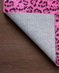 Juicy Couture Timeless Leopard Finely Soft Washable Accent Rug, 24" x 48"
